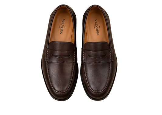 Classic Brown Leather Loafers