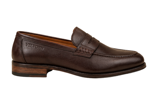 Classic Brown Leather Loafers
