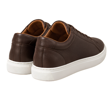 Classic Brown Leather Sneakers
